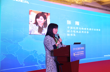 中國化學與物理電源行業(yè)協(xié)會動力電池應(yīng)用分會秘書長張雨主持會議